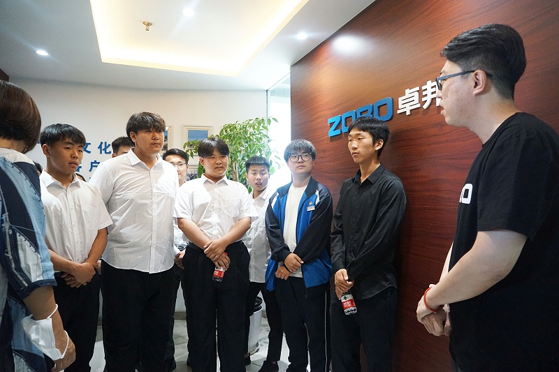 校企合作 走進職場 協同育人丨歡迎北京市經貿高級技術學校師生來ZOBO蜜桃AV无码在线观看參觀學習